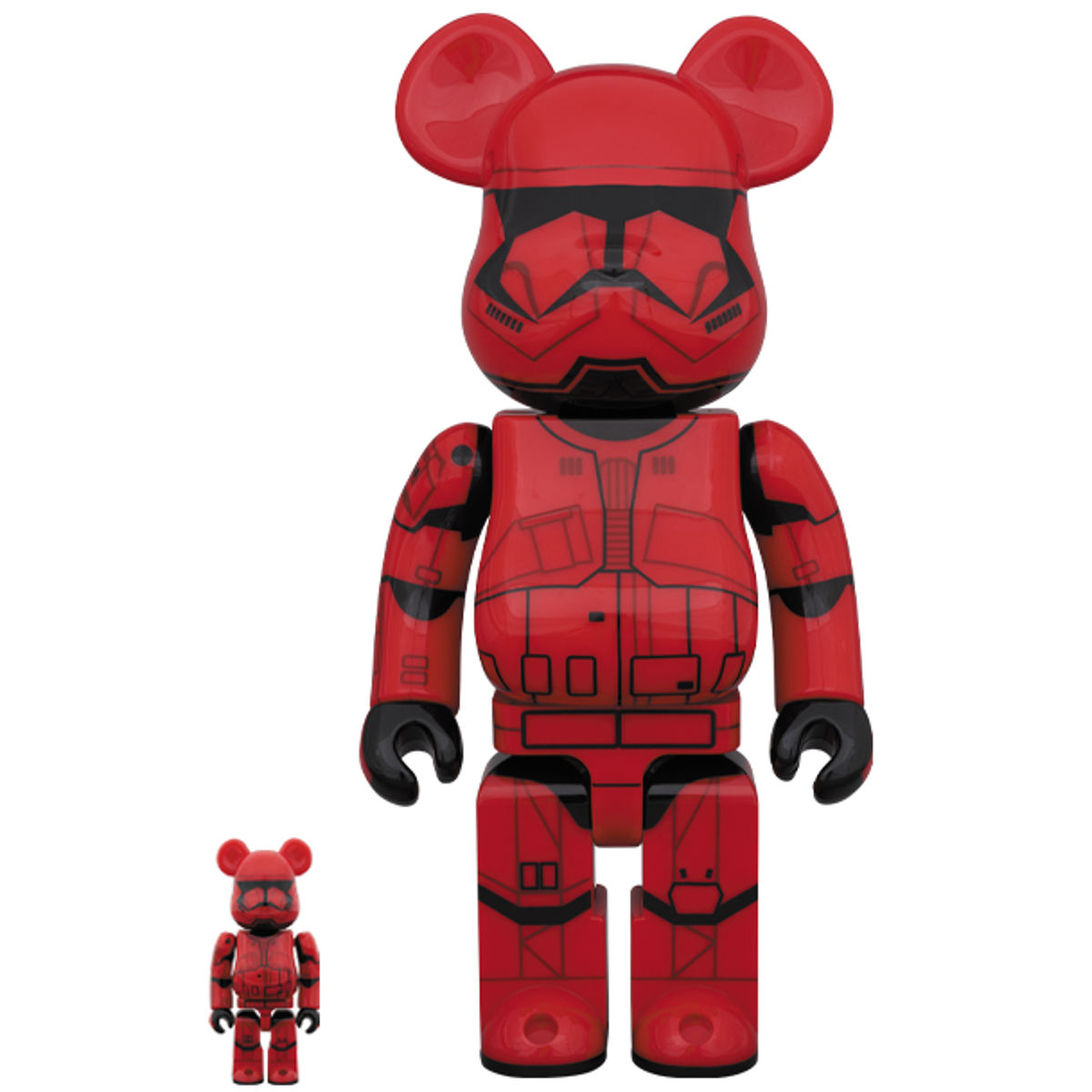 100% + 400% Sith Trooper : The Rise of Skywalker Be@rbrick (Set)