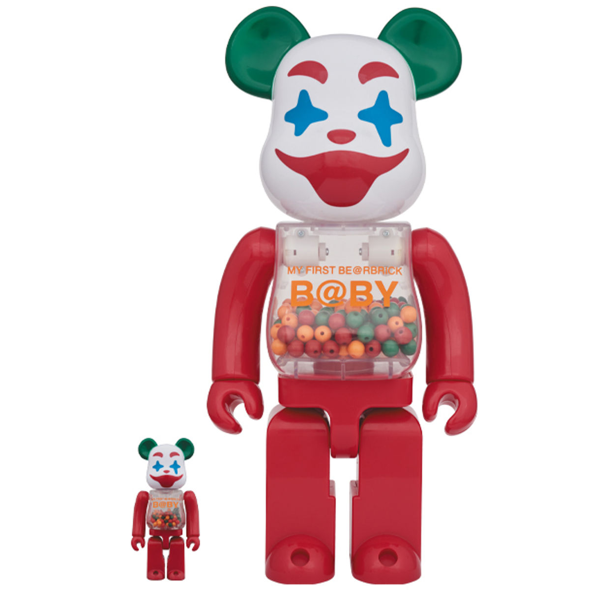 100% + 400% Jester My First Be@rbrick B@by (Set)