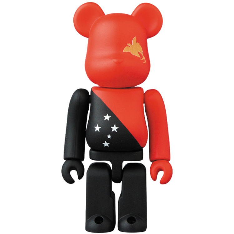 Papua New Guinea Flag Be@rbrick by Medicom