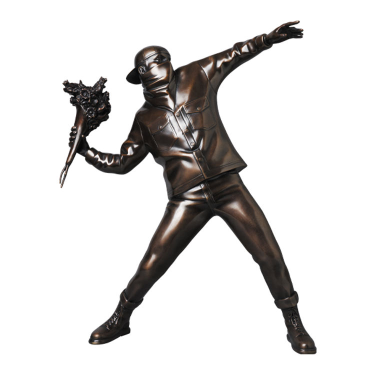 Bronze Flower Bomber by Banksy (Brandalised)