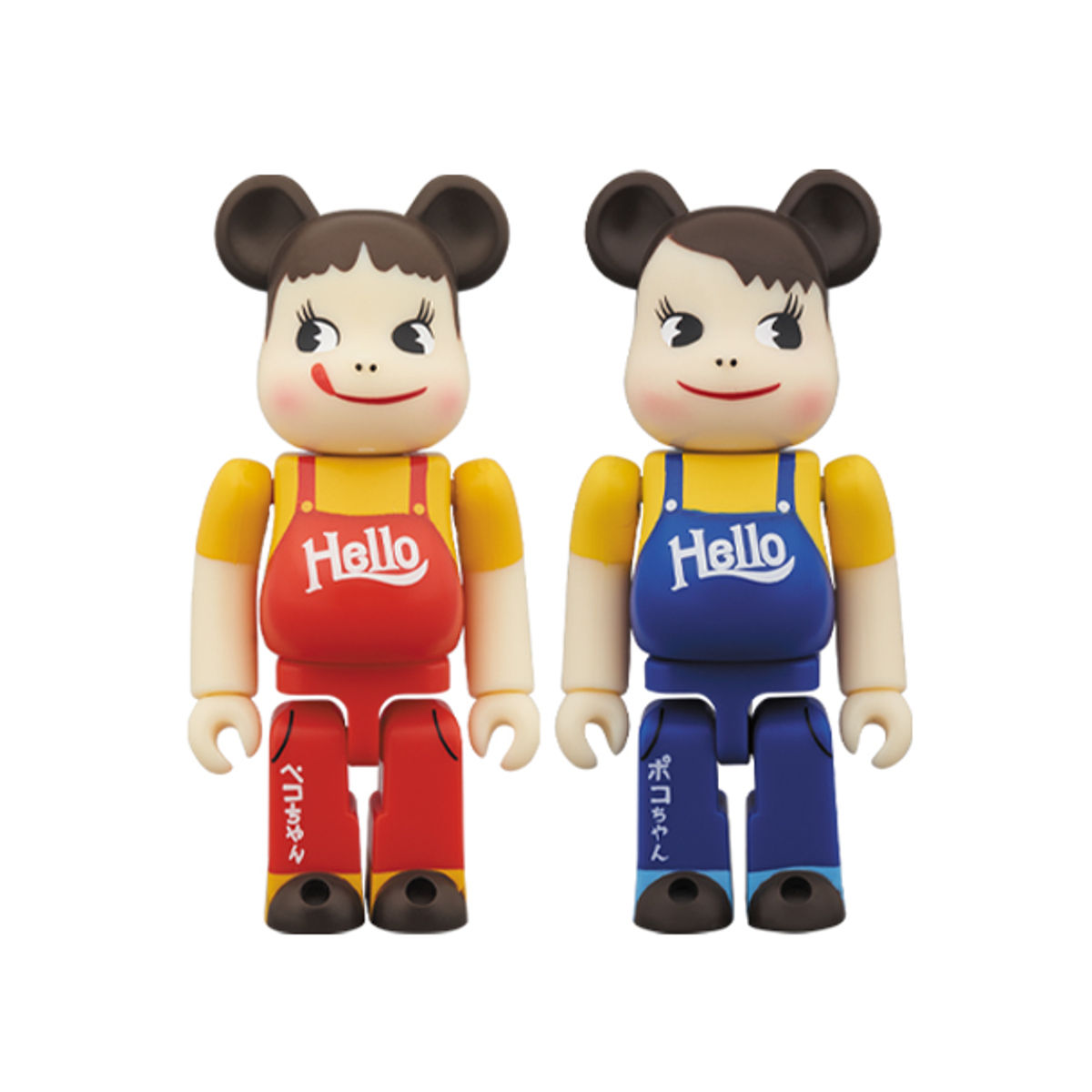 100% Peko-chan & Poco-chan Be@rbrick (Set)