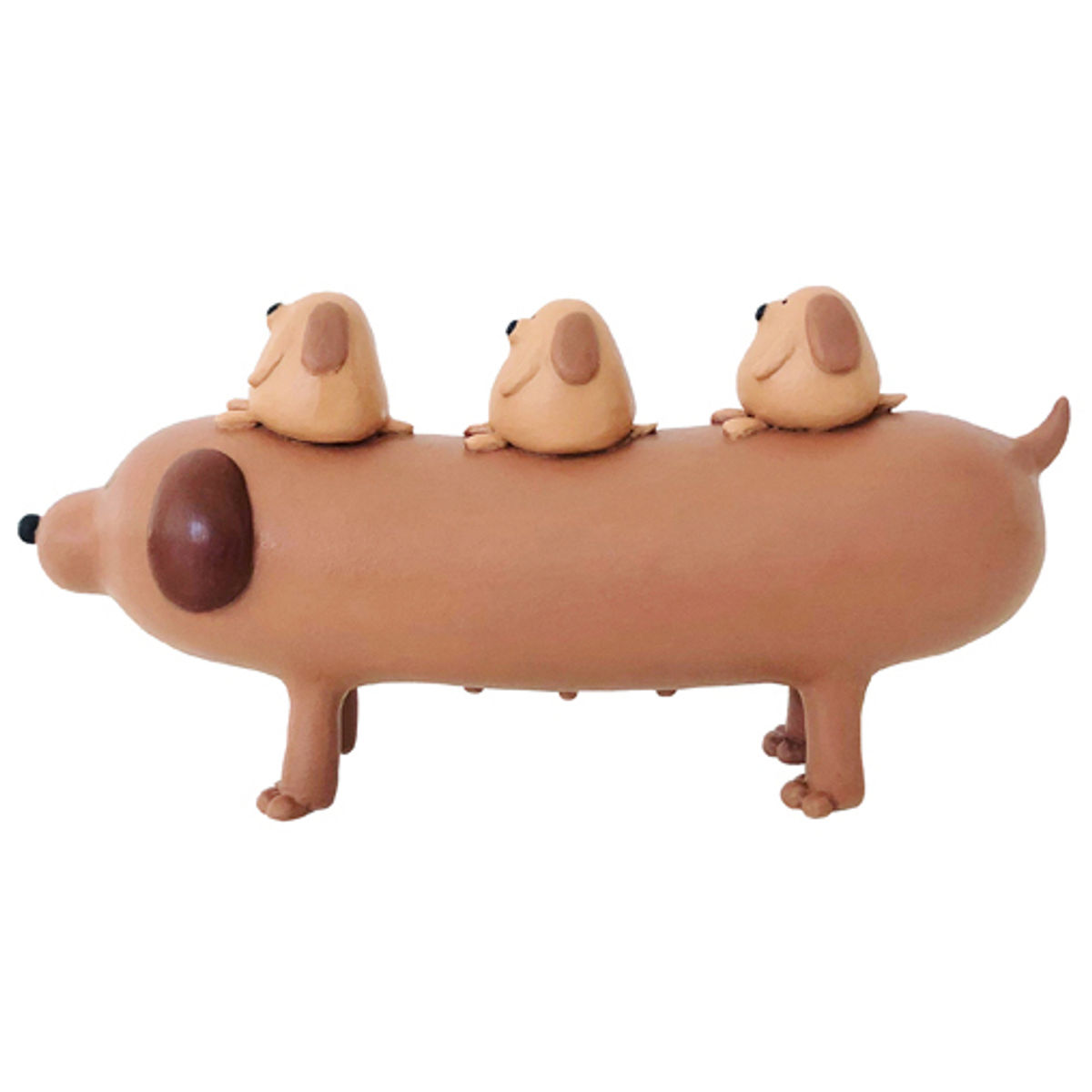 Sausage and her pups