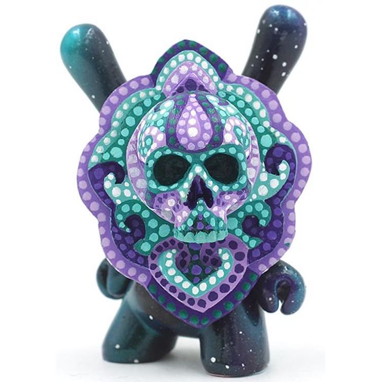 3" Purple / Blue Skull Divinity by MP Gautheron