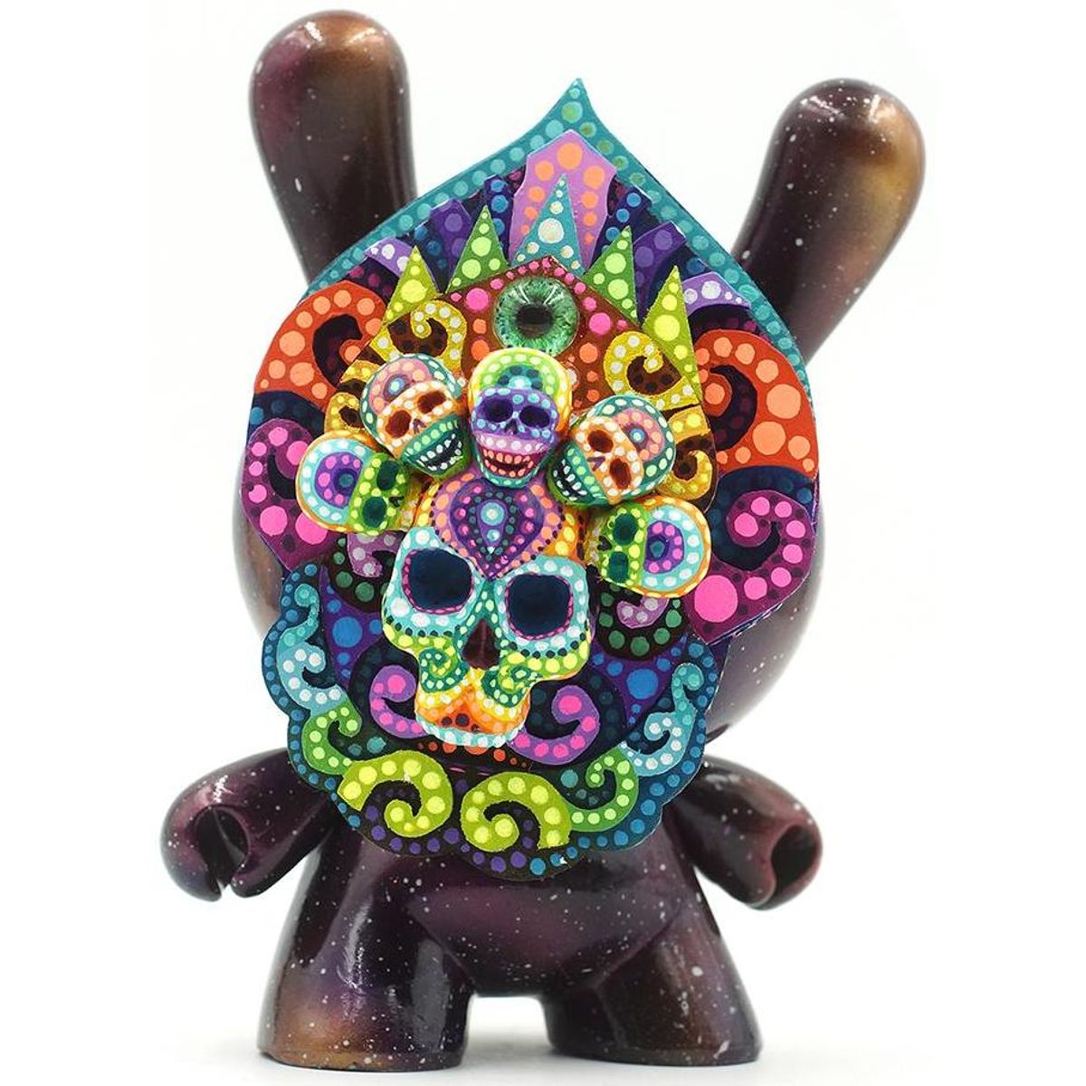 8" Blacklight Skulls Divinity