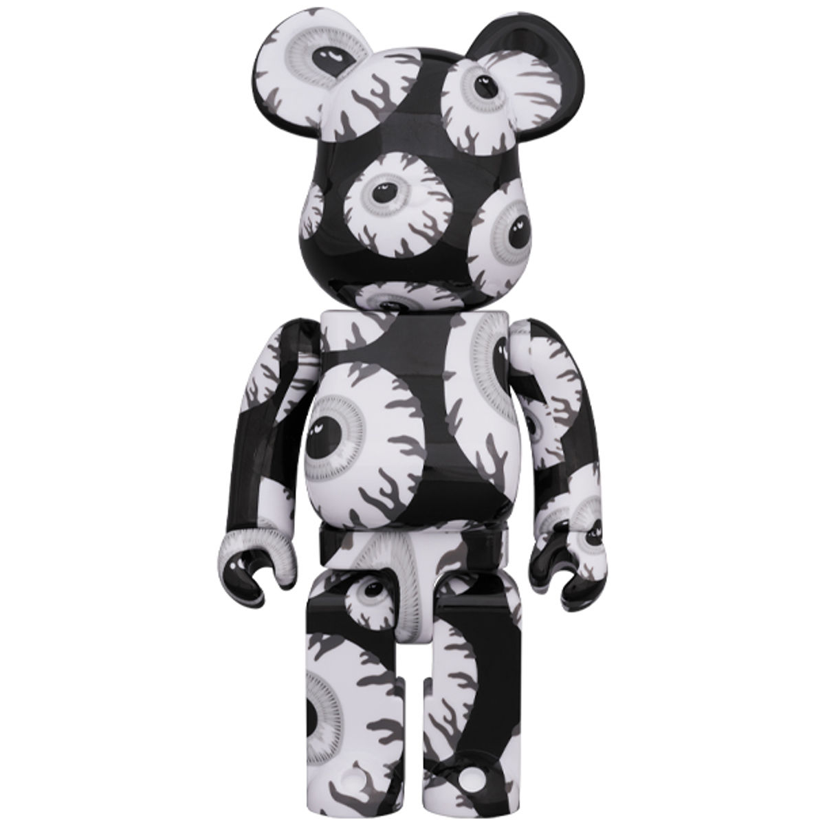 100% + 400% Monochromatic Mishka Be@rbrick (NTWRK Exclusive)