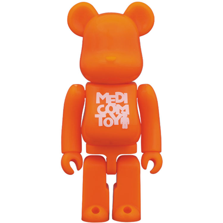 Orange Basic Be@rbrick 'Medicom Toy' by Medicom