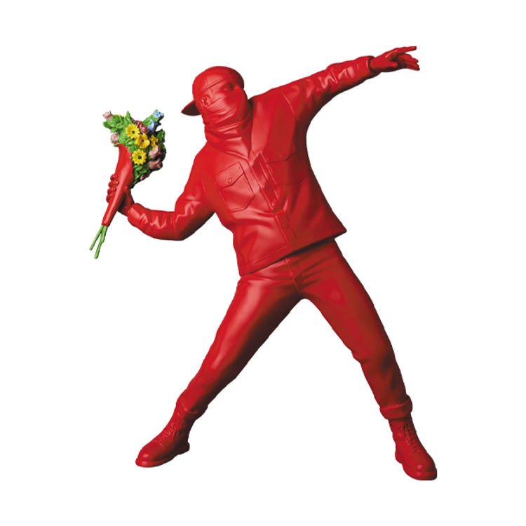 Red Flower Bomber by Banksy (Brandalised)