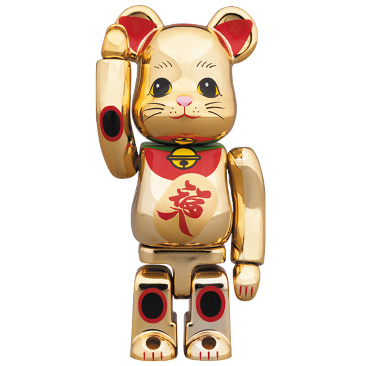 100% Gold Plated Fortune Beckoning Cat