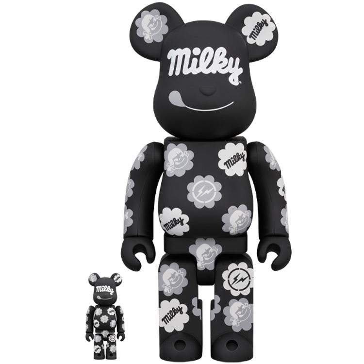 100% + 400% Black & White Milky the Conveni (Set) by Fujiya