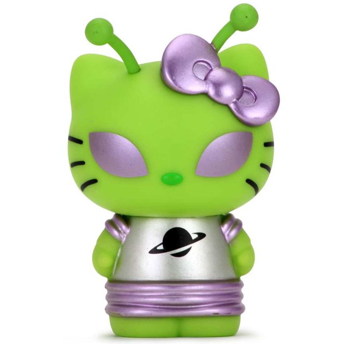 Hello Kitty Dressed as Green Alien