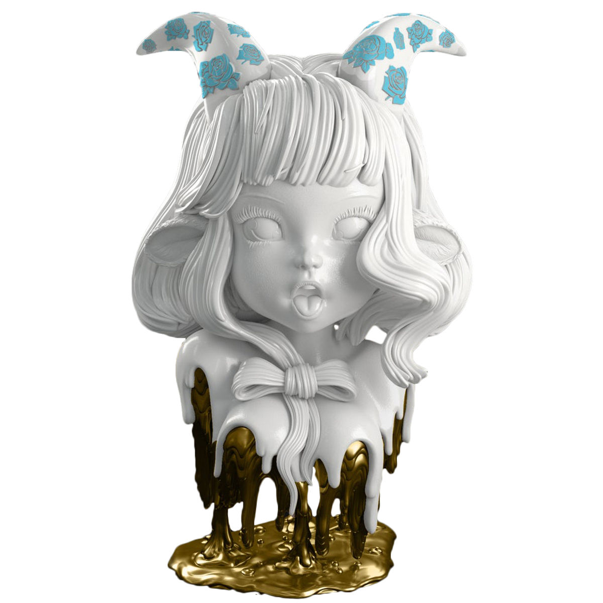 White & Blue Capricorn
