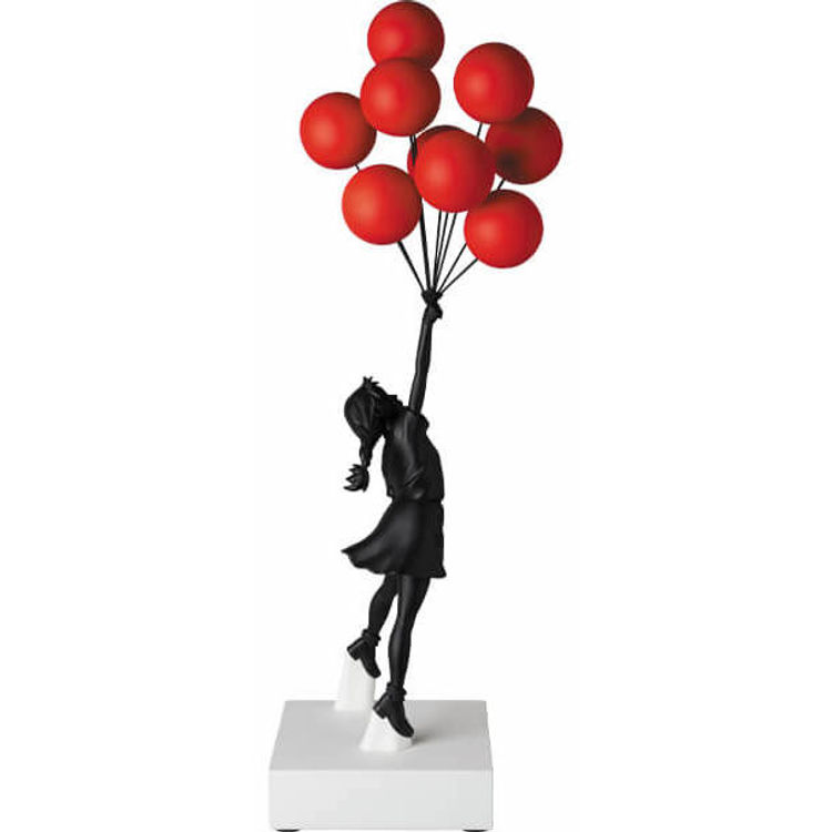 Reb & Black Flying Balloon Girl (2G Exclusive) by Banksy (Brandalised)