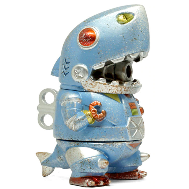 Vintage Clockwork Toy Mecha Shark Jr. by Momoco Studios