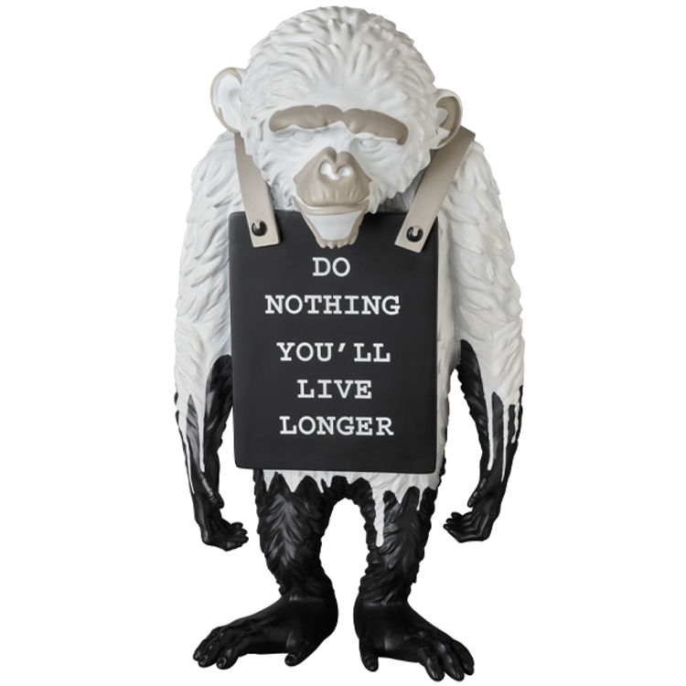 Reverse Drip Monkey Sign by Banksy (Brandalised)