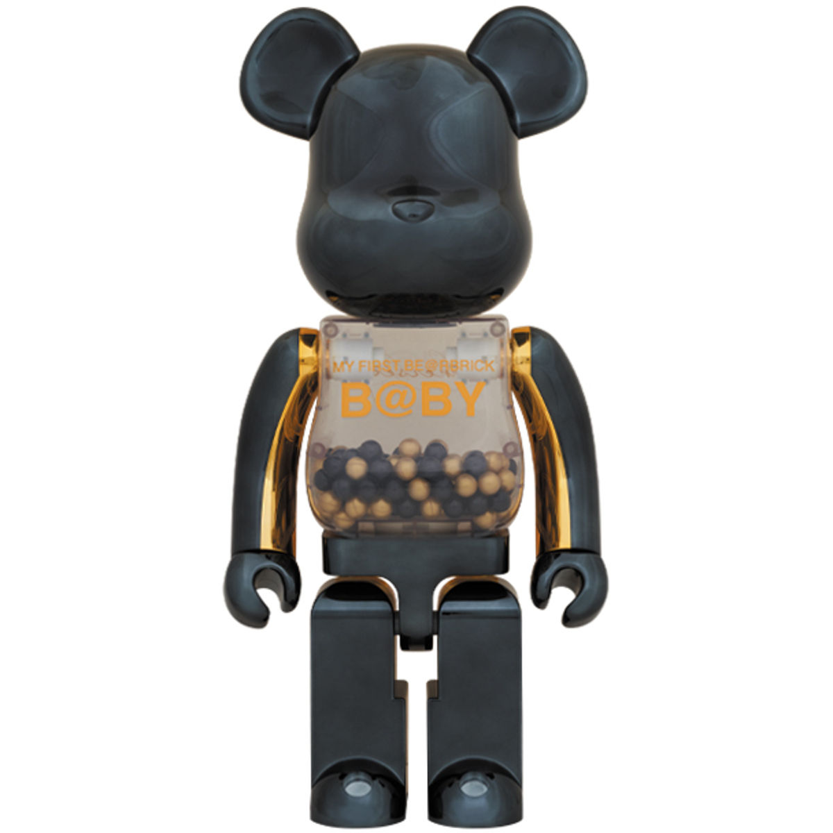 1000% Innersect Black & Gold Be@rbrick B@by