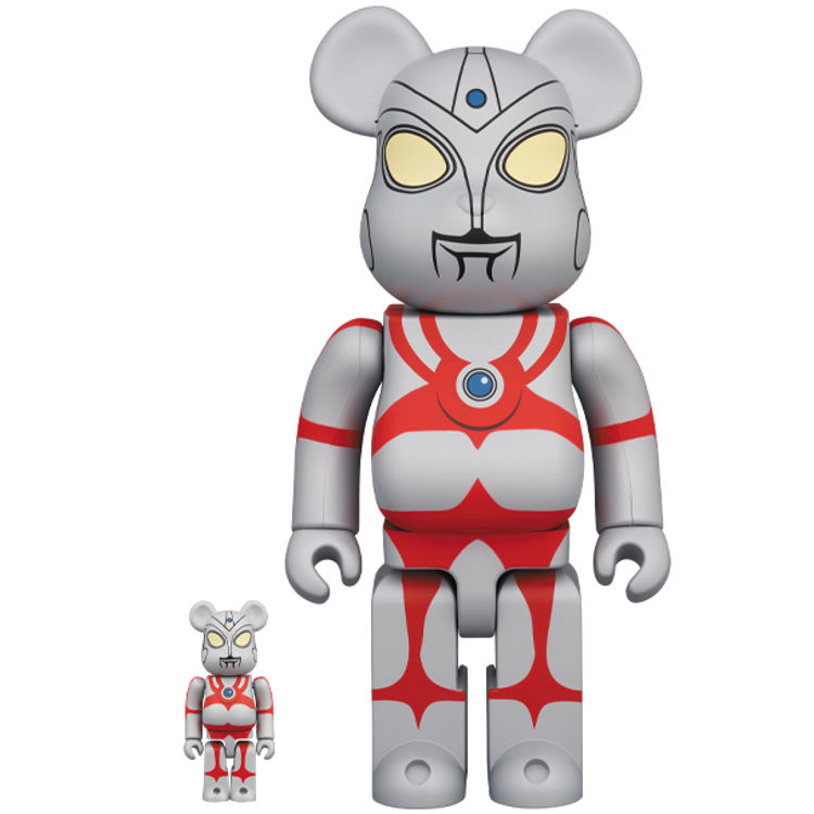 100% + 400% Ultraman A Be@rbrick (Set) by Tsuburaya
