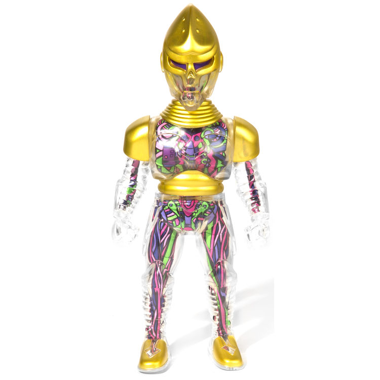 Purple & Gold X-Ray Death Jaguar by Quang Le