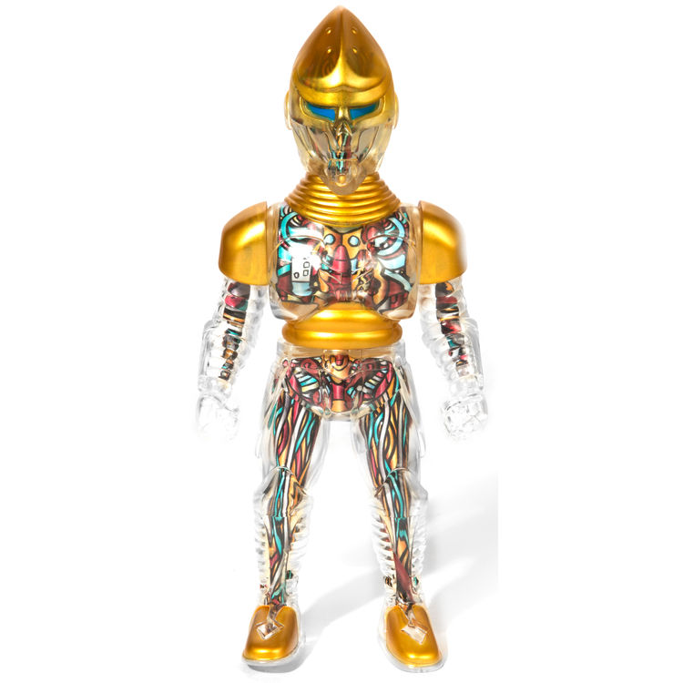 Gold & Red X-Ray Death Jaguar by Quang Le