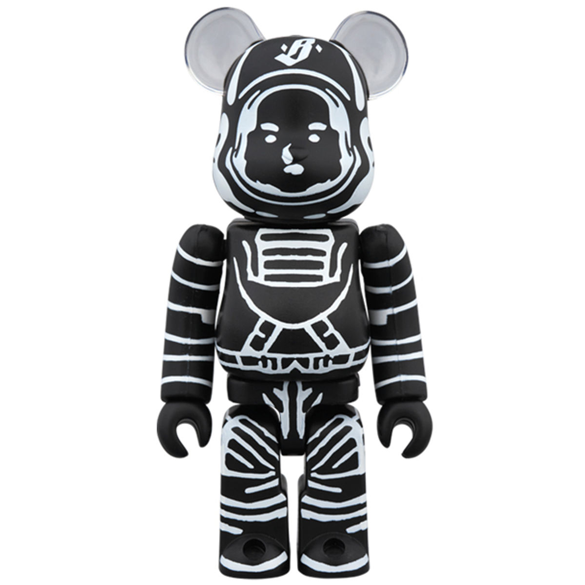 100% + 400% Billionaire Boys Club x FDMTL Black Be@rbrick (Set)