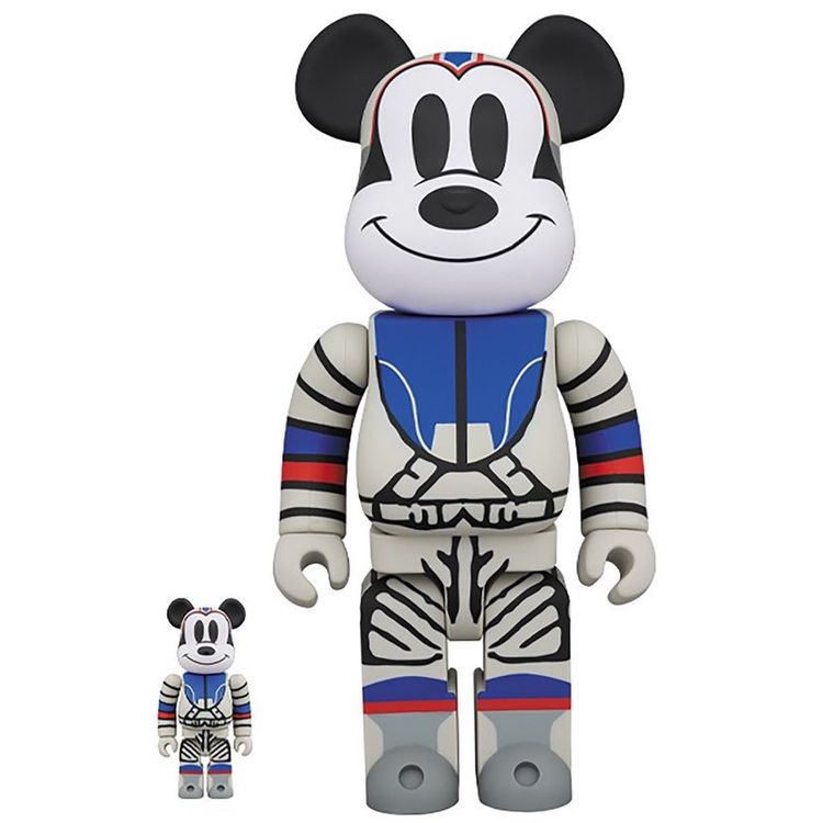 100% + 400% Billionaire Boys Club x Micky Mouse Be@rbrick (Set) by Sparkle Princess High