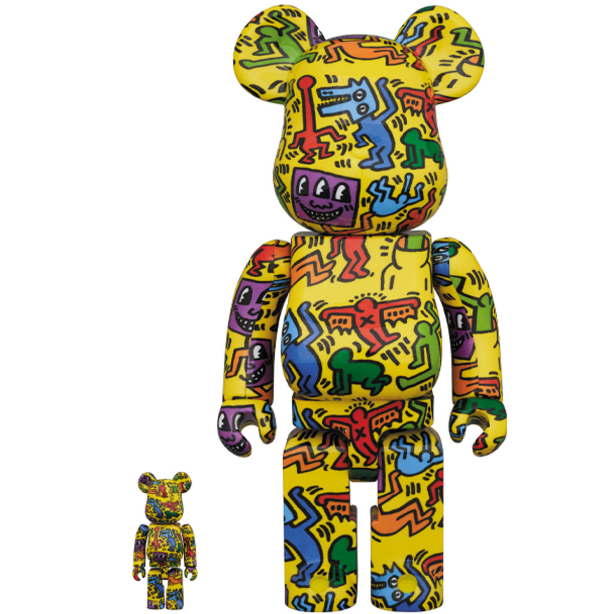 100% + 400% Keith Haring #5 Be@rbrick (Set)