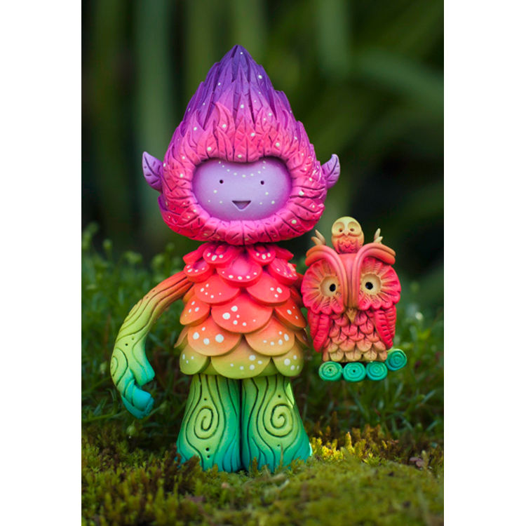 Tree Spirit with Owl by Muju Studio