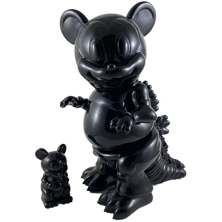 Ninja Mousezilla by Ron English