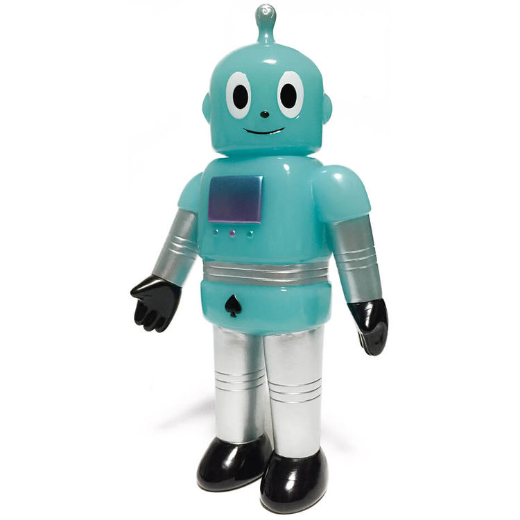 Blue Glow Ace Robo (ToyCon UK '20) by Cometdebris (Koji Harmon)