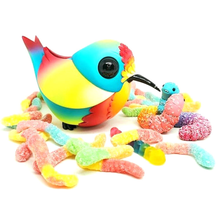 Hummingbird and Sour Worms by SeriouslySillyK (Kathleen Voigt)