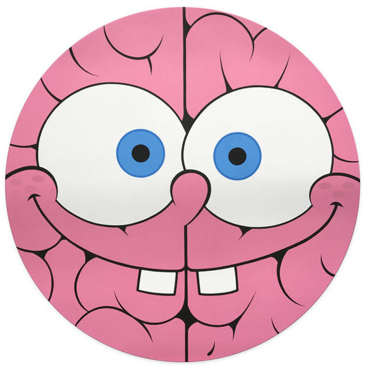 Sponge Brain (Round Portrait)