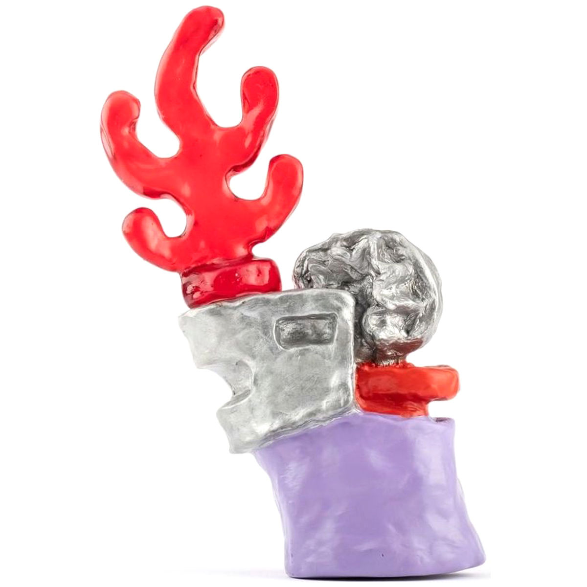 Purple / Red Flame Red Flower