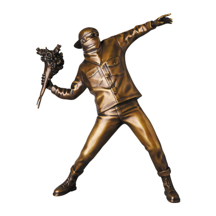 Bronze #2 Flower Bomber by Banksy (Brandalised)