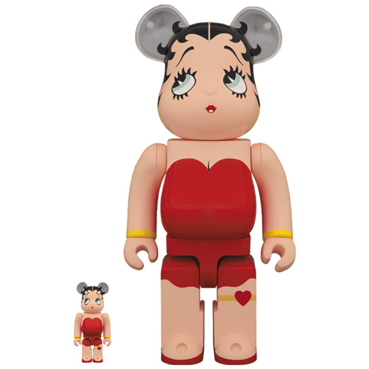 100% + 400% Betty Boop Be@rbrick by Fleischer Studios