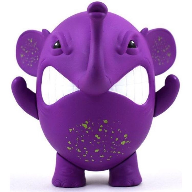 Purple Charlie The Angry Elephant (Martian Toys) by Angel Once