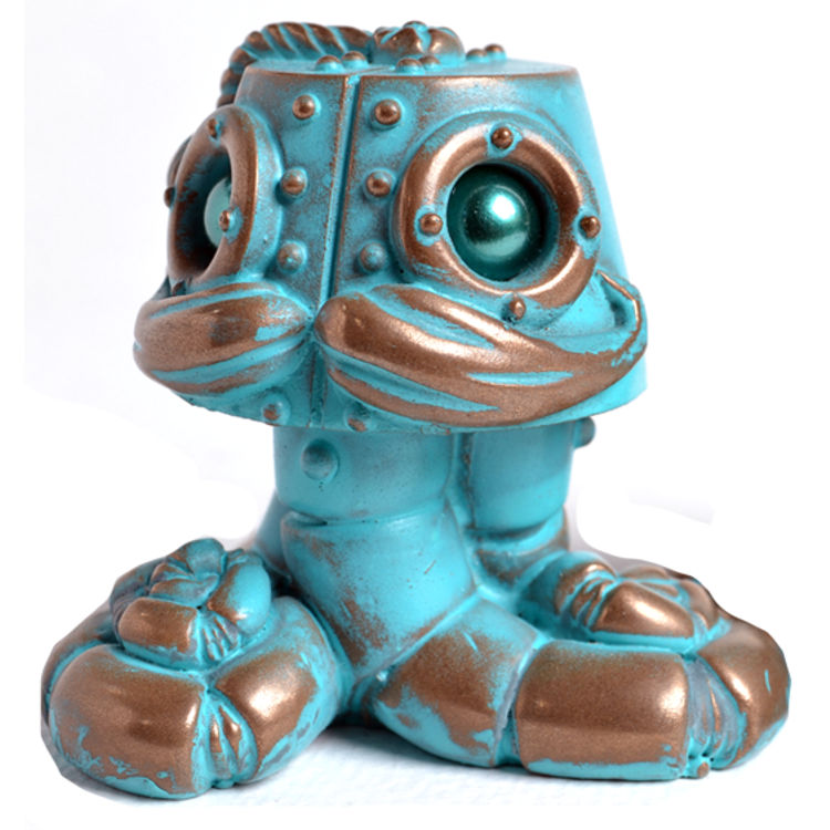 Verdegris Fez Tall Titfer by Doktor A
