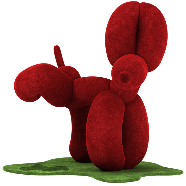Flocked Red PeePek by Whatshisname (Sebastian Burdon)