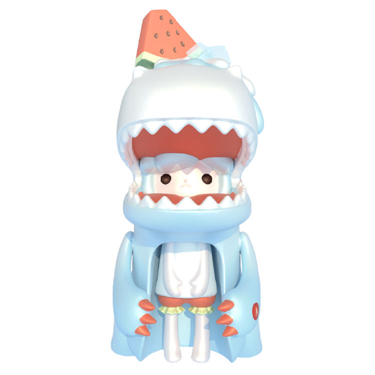 Watermelon Ice Pop Dinosaur Sister by HeyDolls