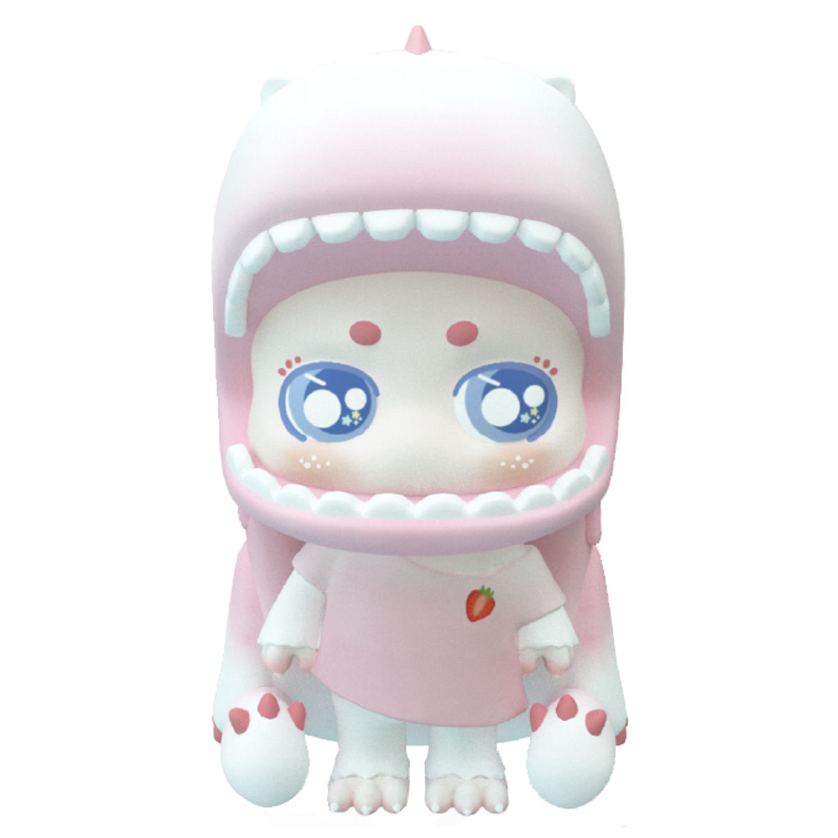 Strawberry Milkshake Dinosaur Kibbi