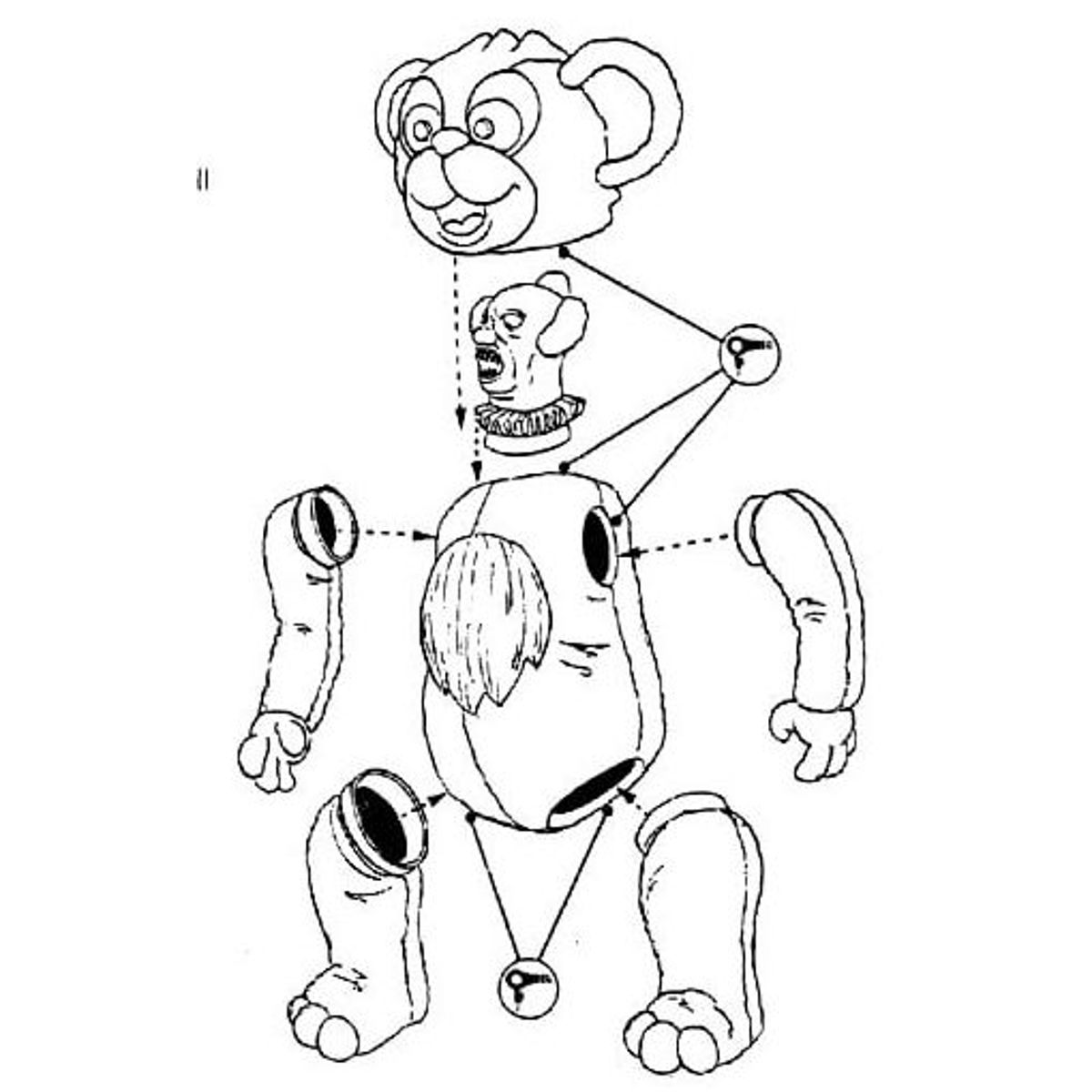 Japan Color Red It Bear