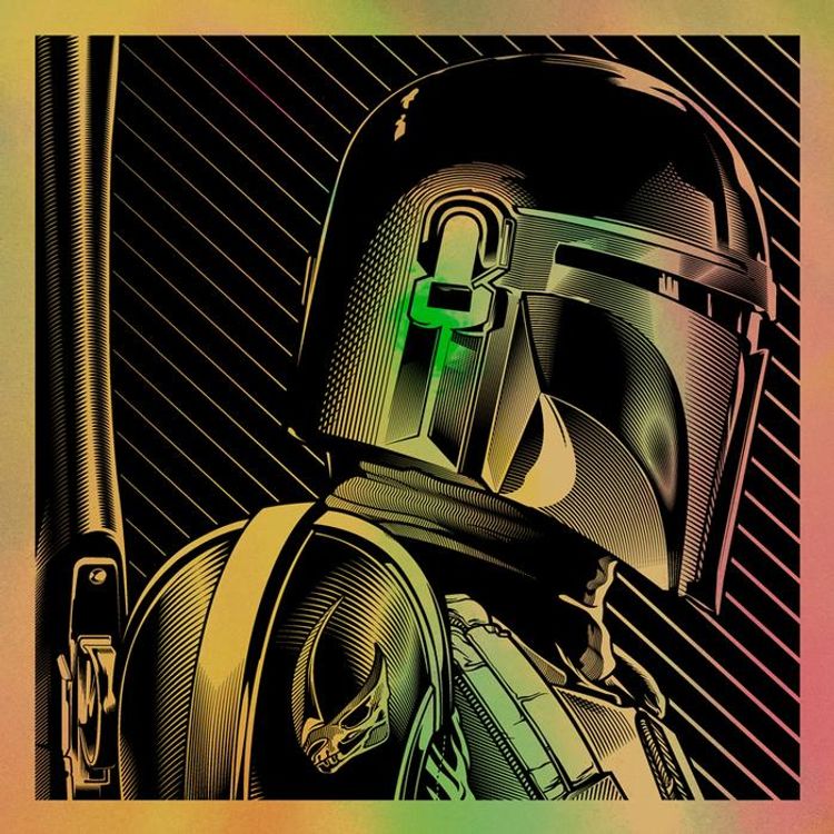 This is the Way (Gold Foil) by Joshua Budich