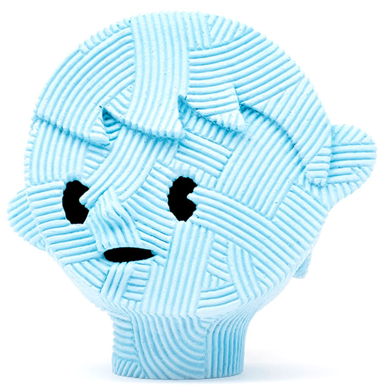 Blue Maru-Face by En Iwamura
