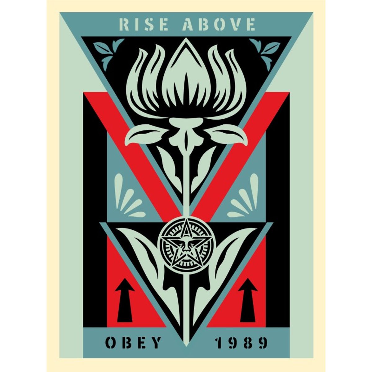 Obey Deco Flower (Black)