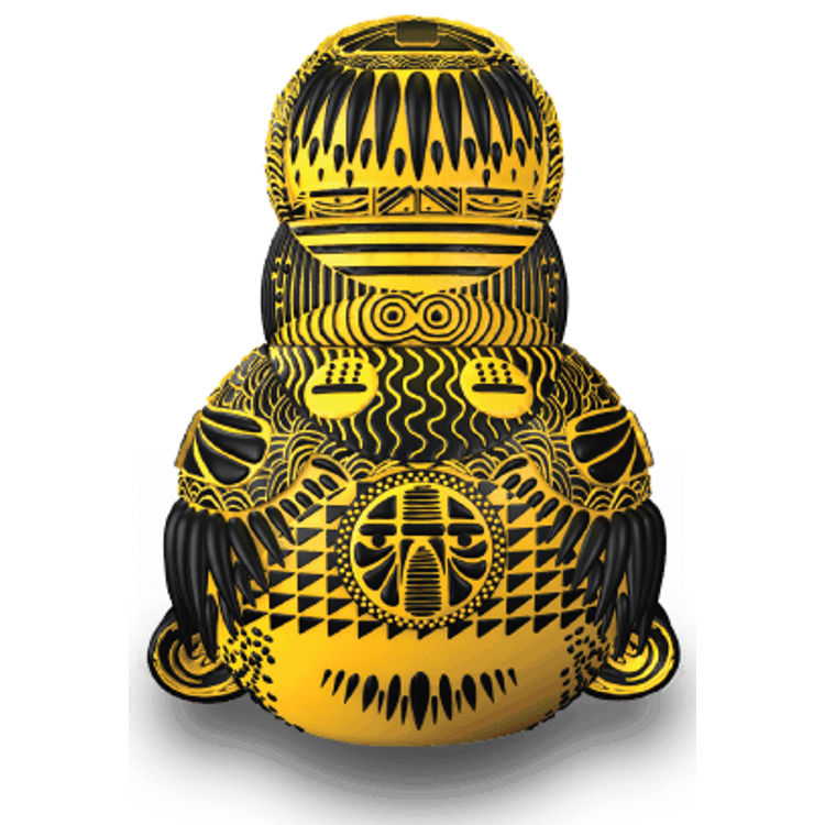 Inverted Yellow Monsterball Totem by Darbotz (Rain Rosidi)