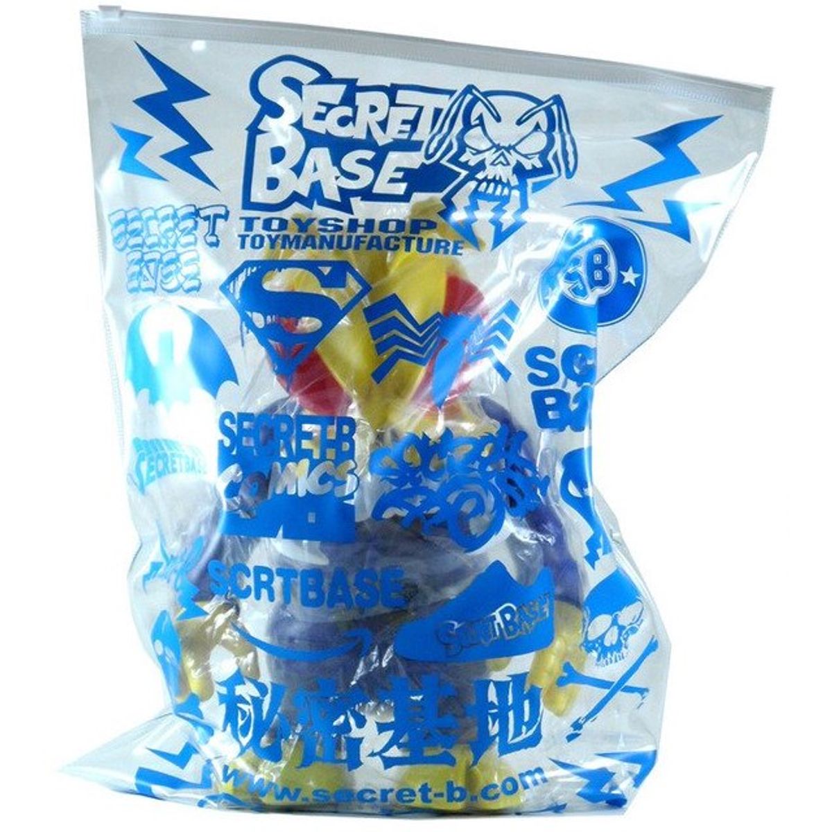 Yellow & Blue Deka Skull Bee