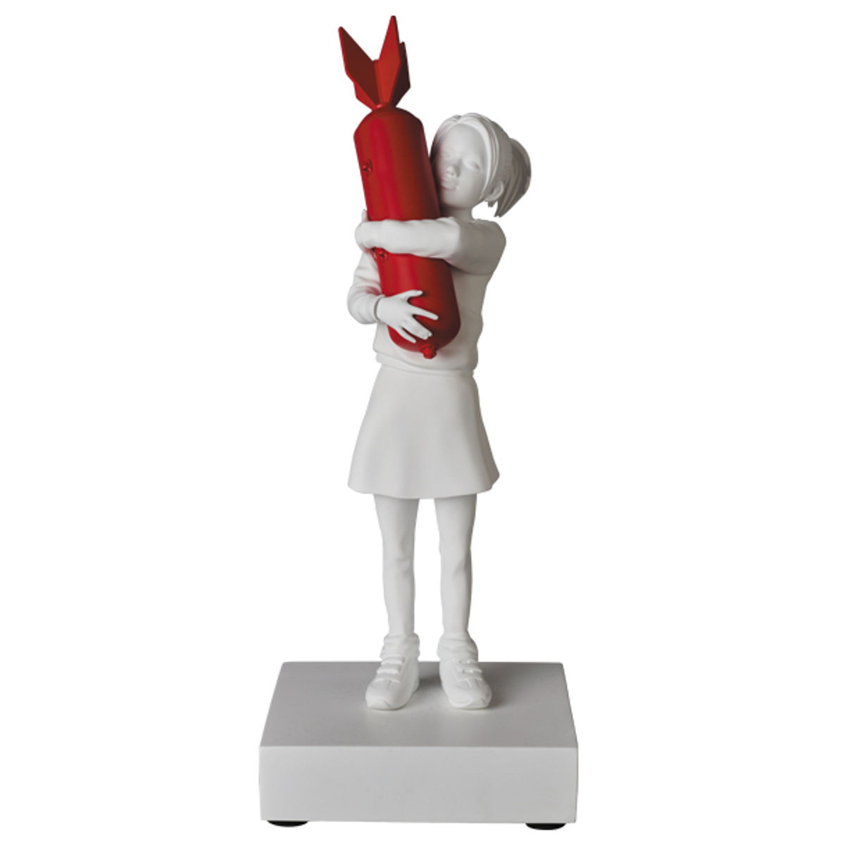 White & Red Bomb Hugger