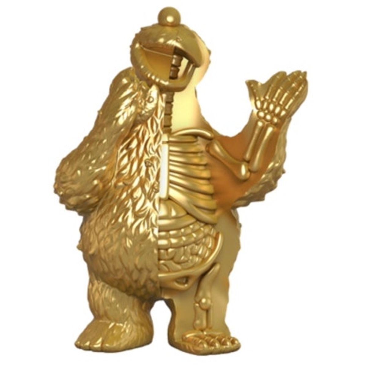 4" XXRay Sesame Street : Gold Chase Cookie Monster