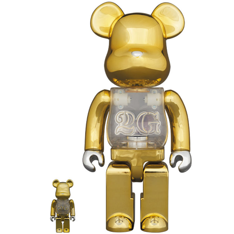 100% + 400% 2G Gold Reverse (Set) by Medicom