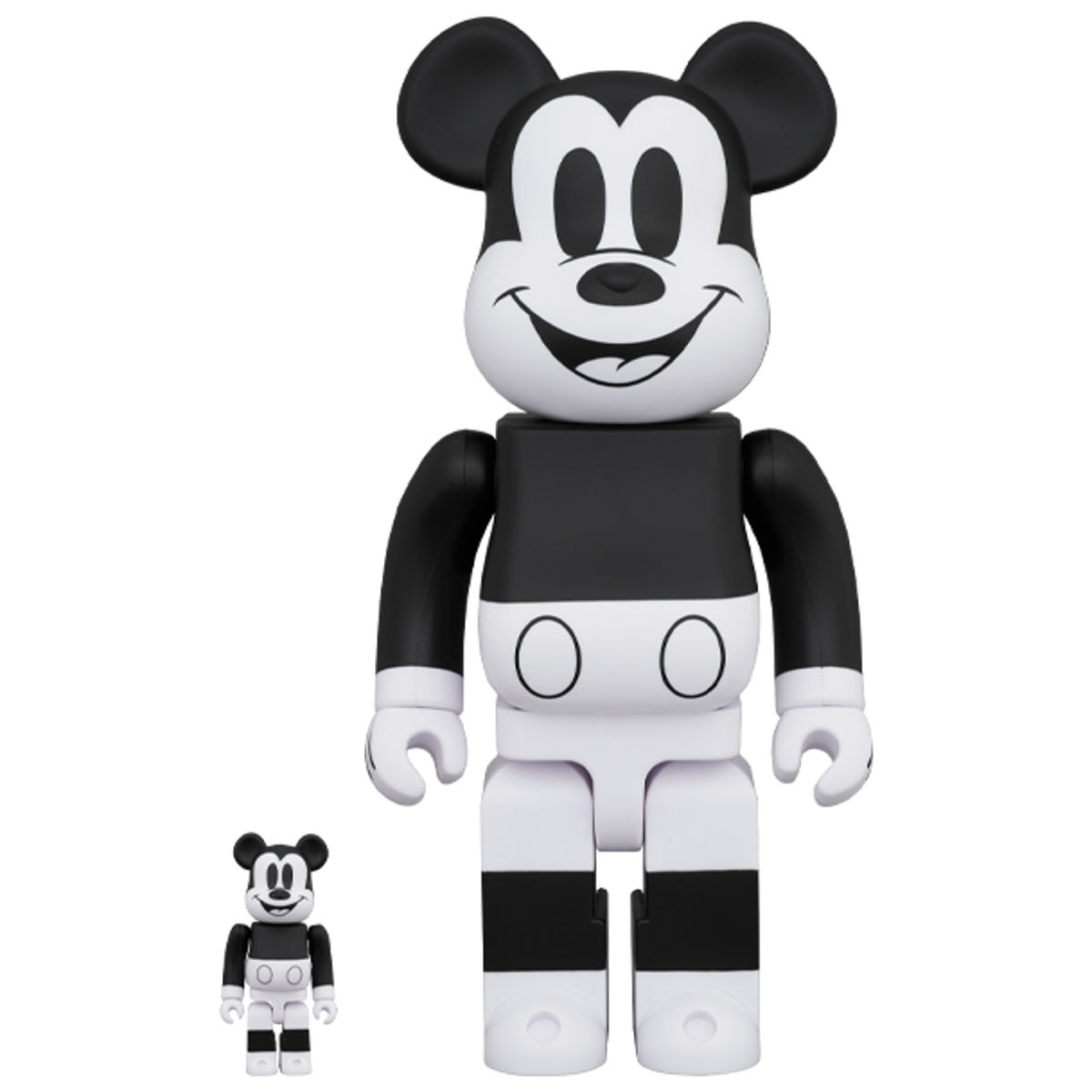100% + 400% Black & White Mickey Mouse (Set)