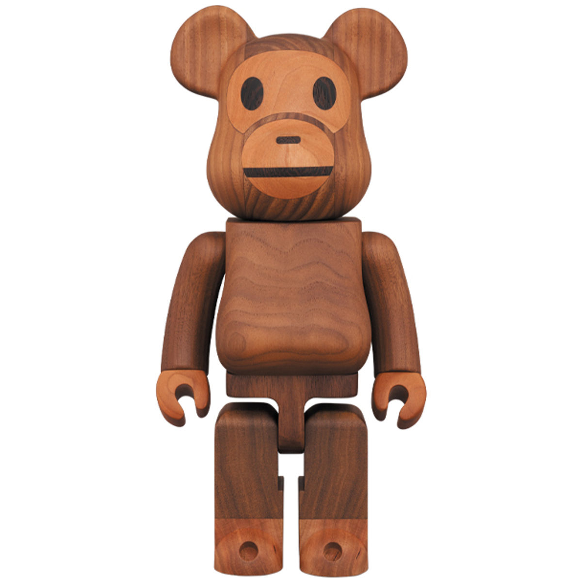 400% Wooden Baby Milo Be@rbrick