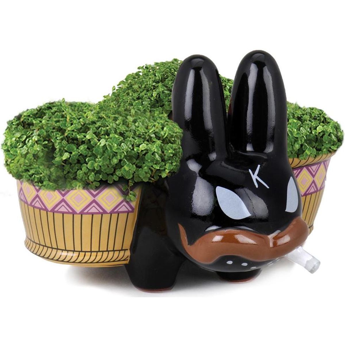 Black Chia Pet Smorkin Labbit (Kidrobot Exclusive)
